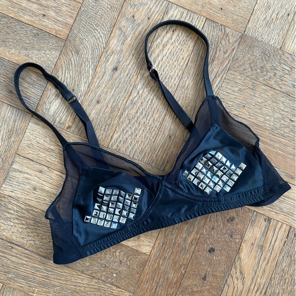 Black Studded Bralette